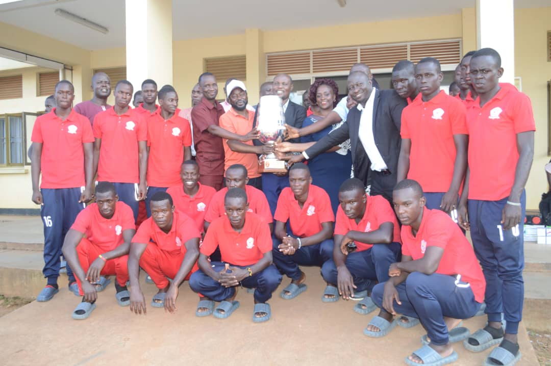 Mukono officials salute post-primary football champions St Julian