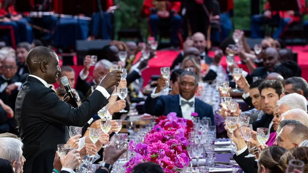 US woos Ruto with starry state dinner