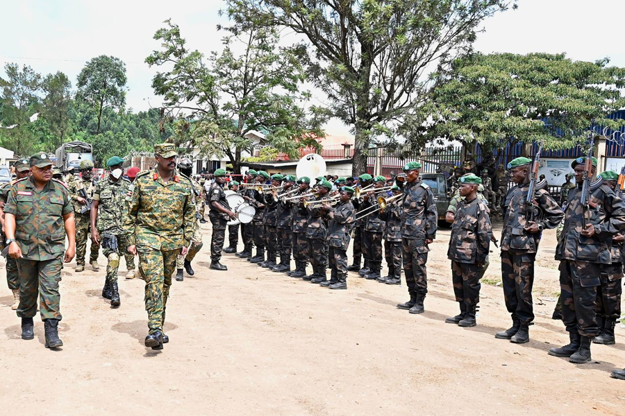 Gen Muhoozi meets DRC counterpart, hails Operation Shujaa success