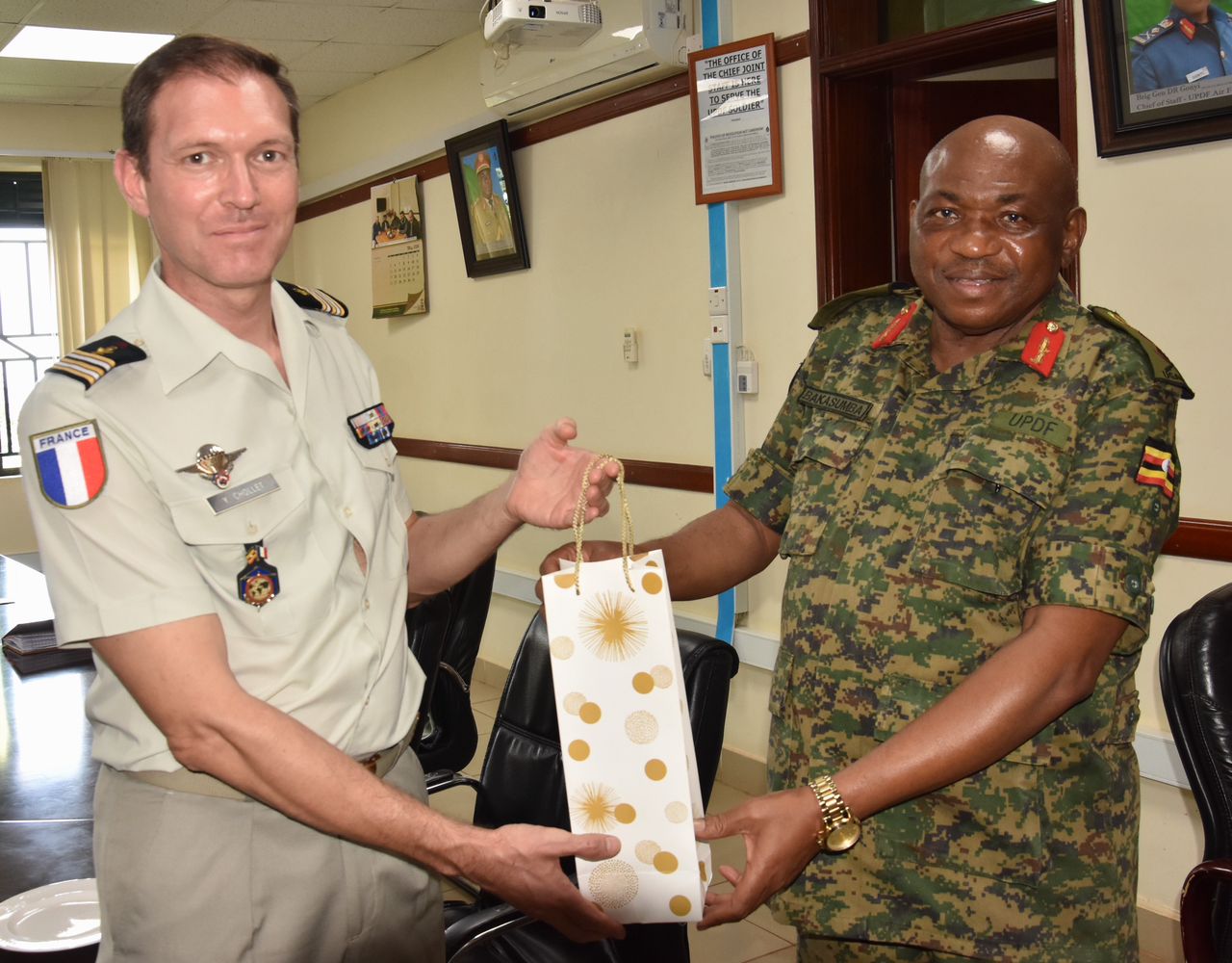 Maj Gen Bakasumba Lauds French Training Assistance to UPDF