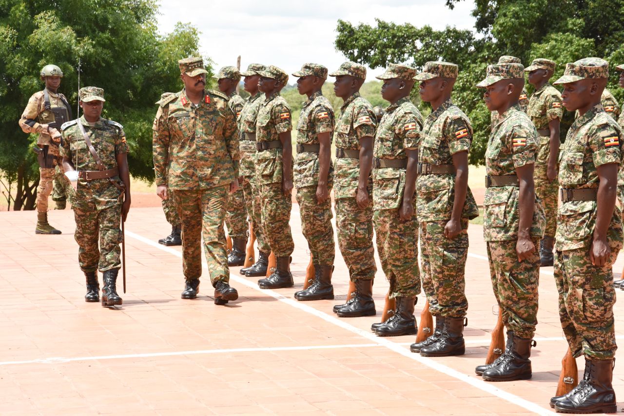Gen Kainerugaba calls UPDF cadet officers to be servant leaders