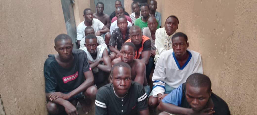 Police arrest 19 suspected criminal gang members in Arua City