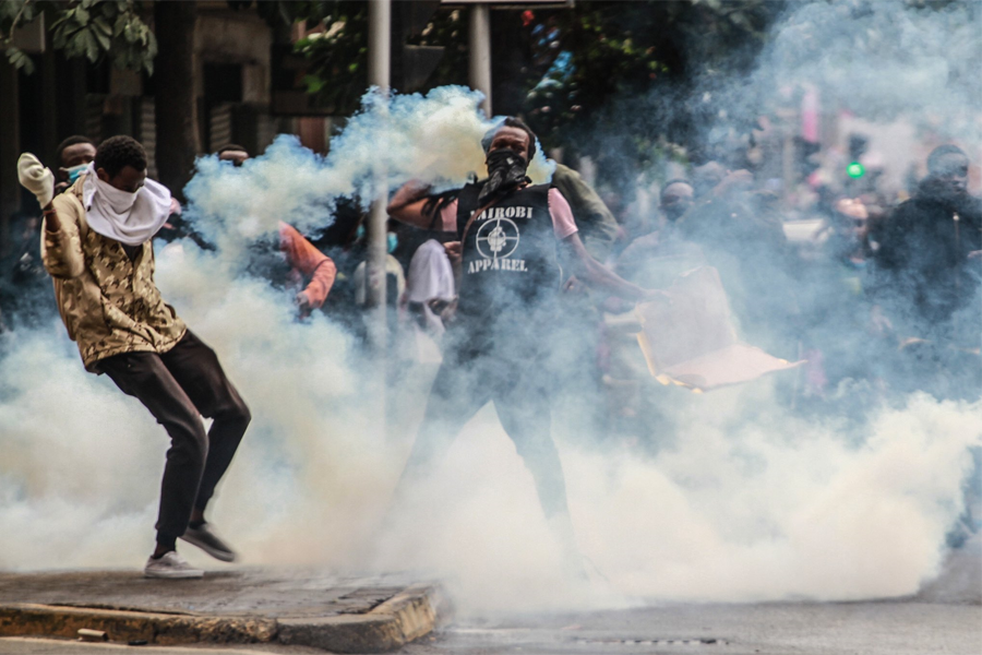 Kenyan Protestors Occupy Parliament