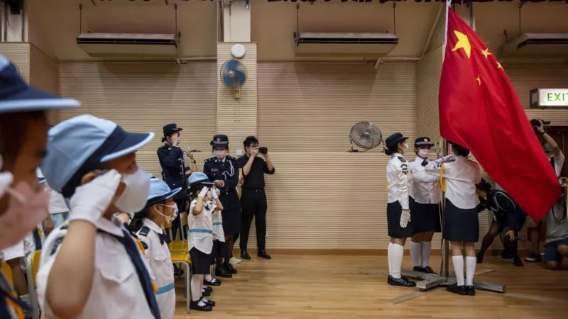Hong Kong wants school children to sing anthem with more confidence