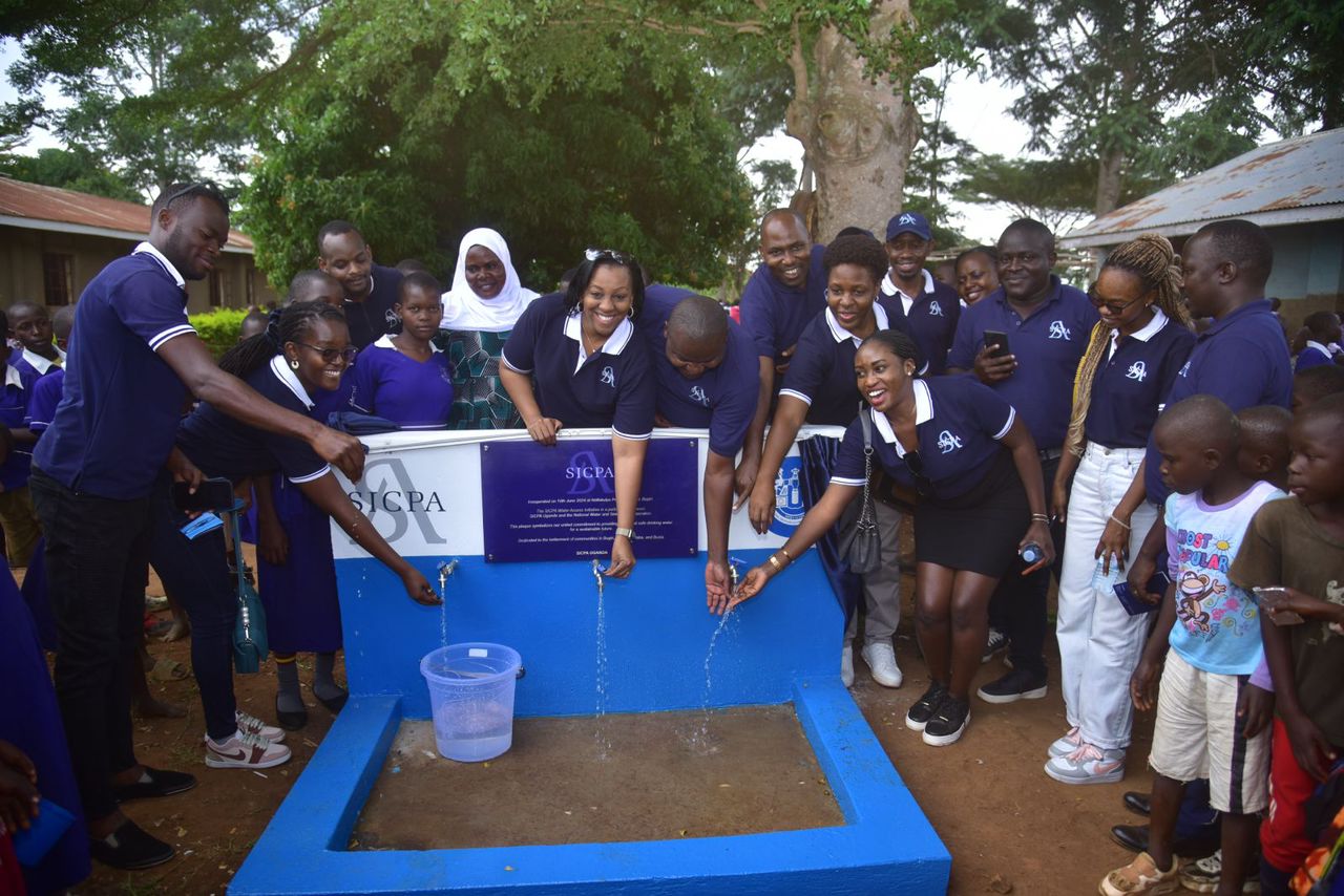SICPA Uganda partners with NWSC to bring clean water to Eastern Uganda