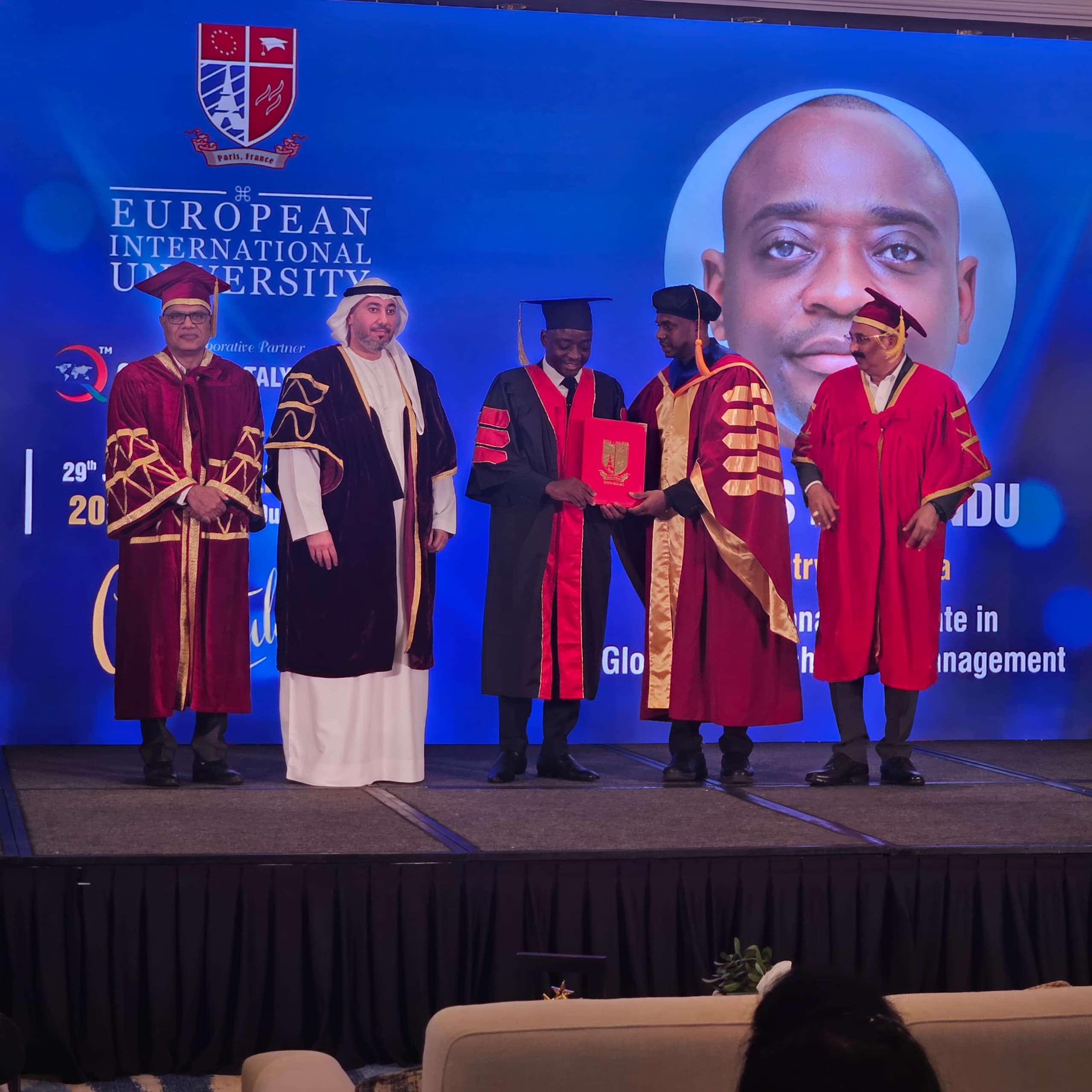 EIU honors Hamis Kiggundu with special professional doctorate