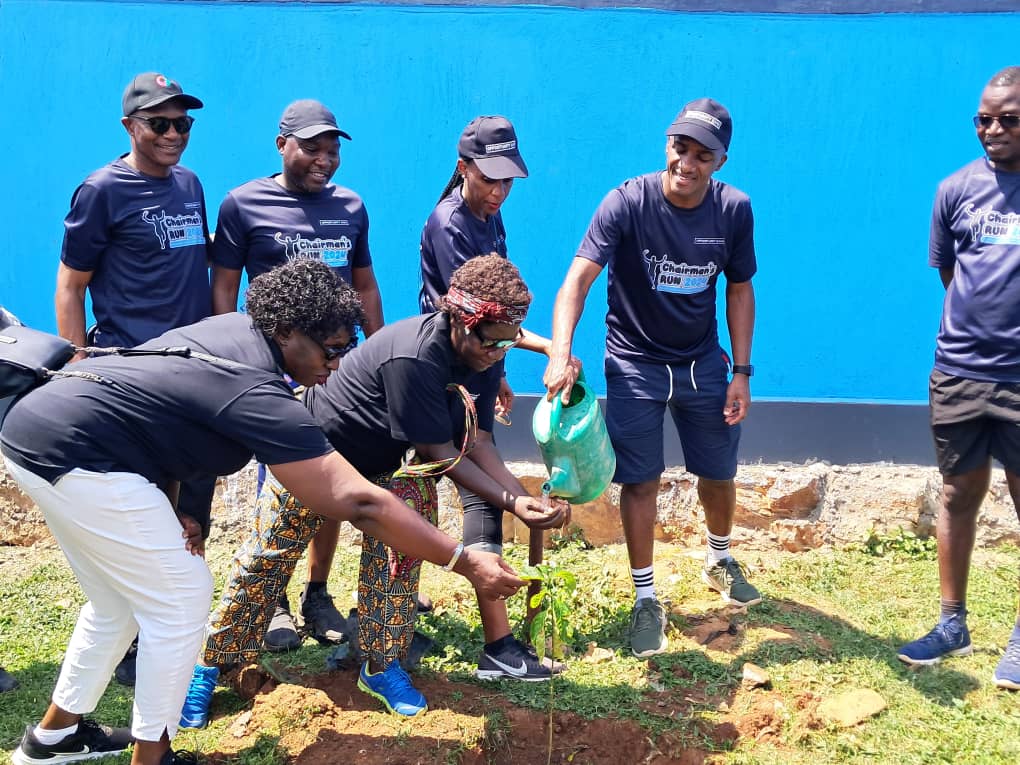Opportunity Bank starts tree planting initiative with annual chairman's run