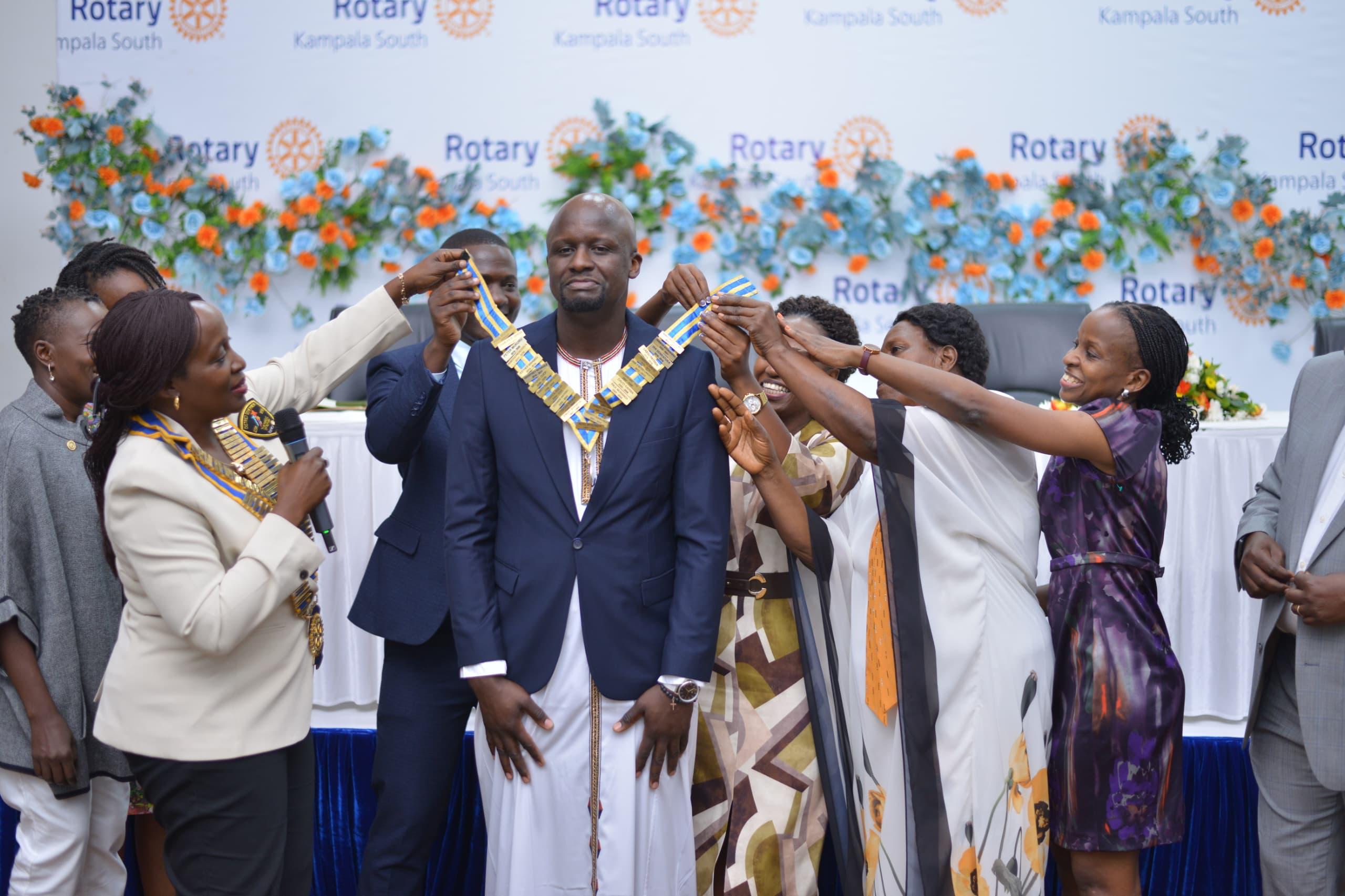 Rotary Club of Kampala South installs new president