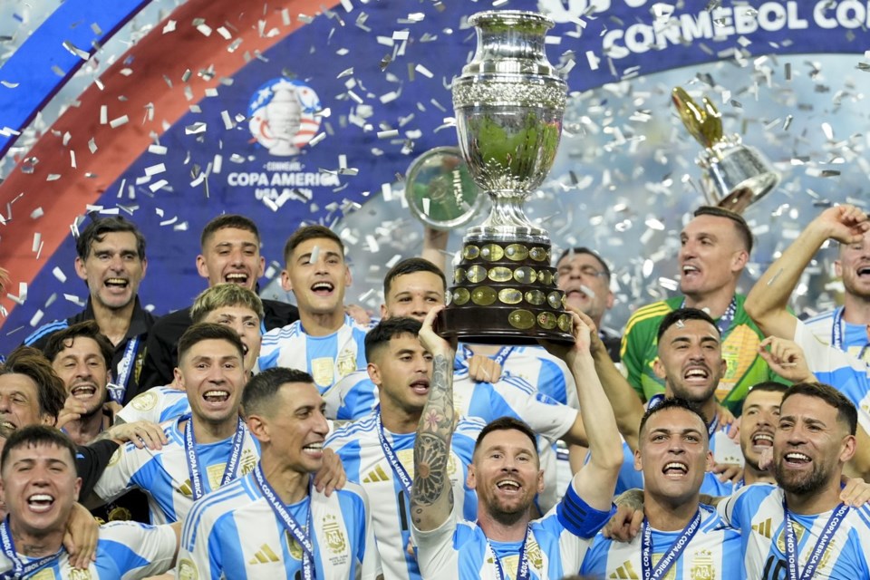 Argentina beat Colombia to win 16th Copa America