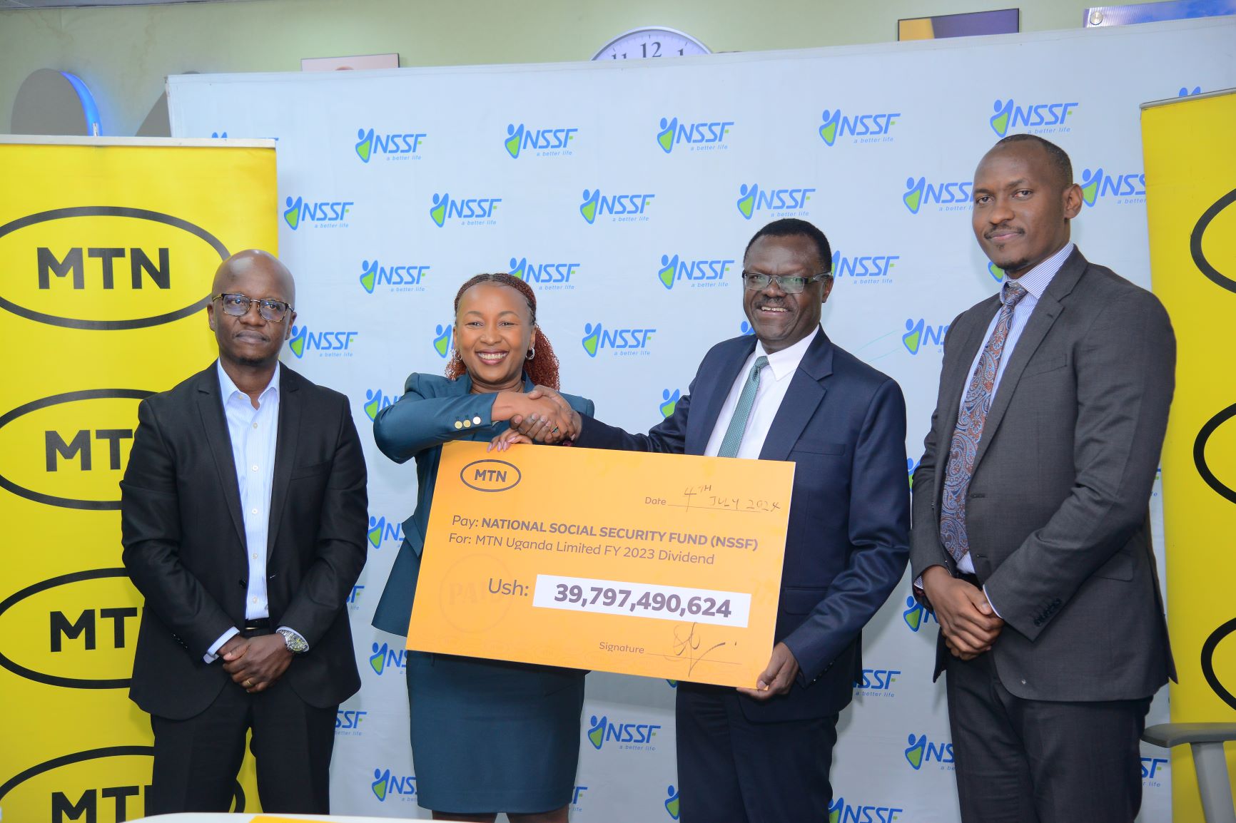 NSSF earns shs80.6bn in dividends in three years from MTN
