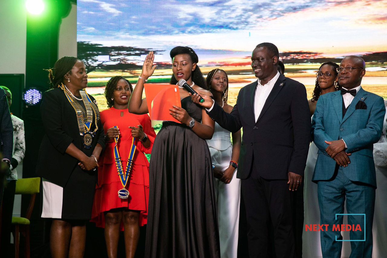 Kibuli Rotary club installs Julie Kariisa as new president