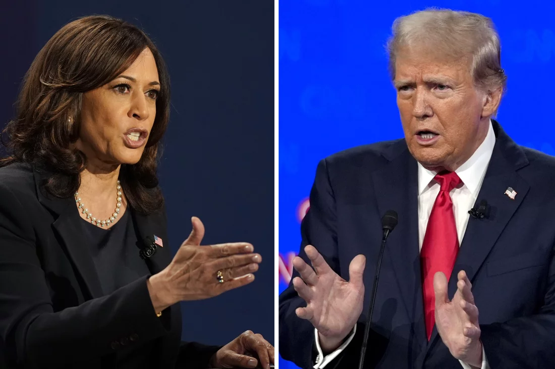 Trump and Harris spar over muting debate microphones