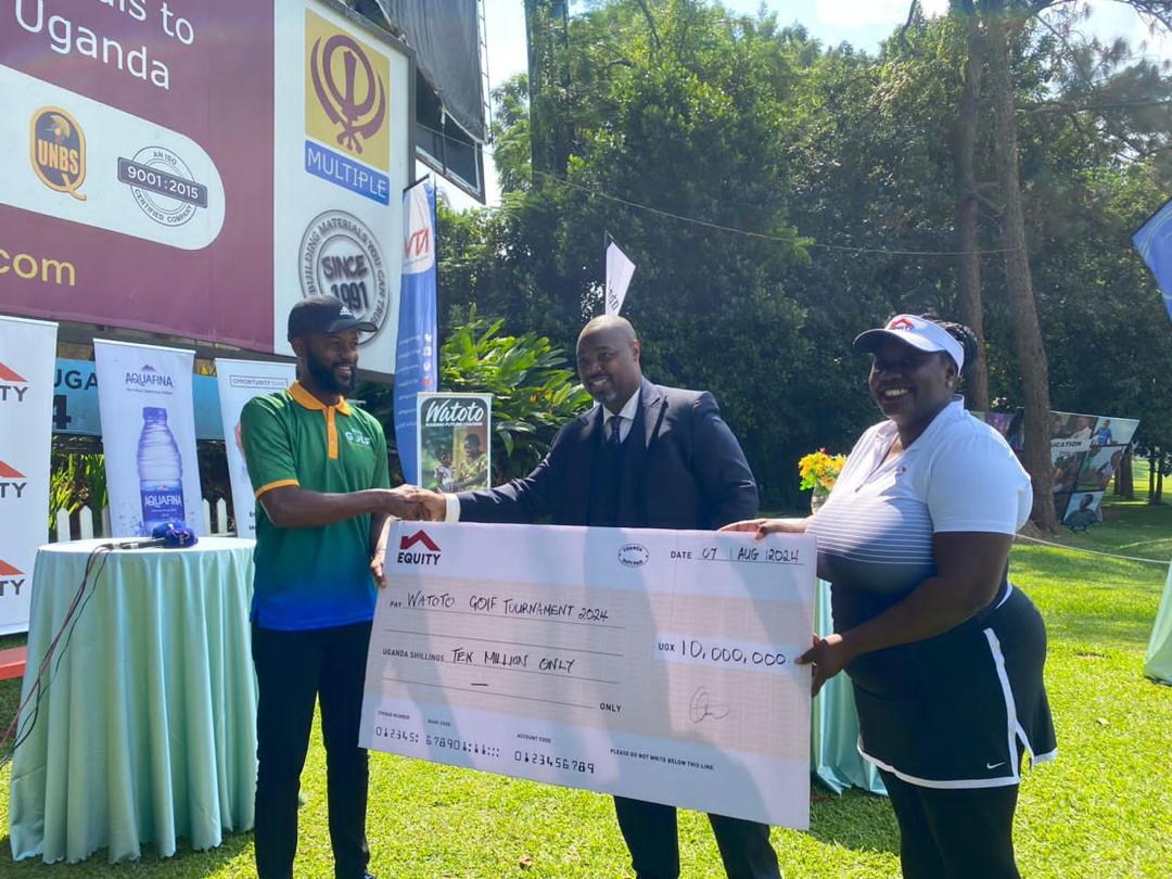 Equity Bank injects Shs10m in Watoto Golf Tournament