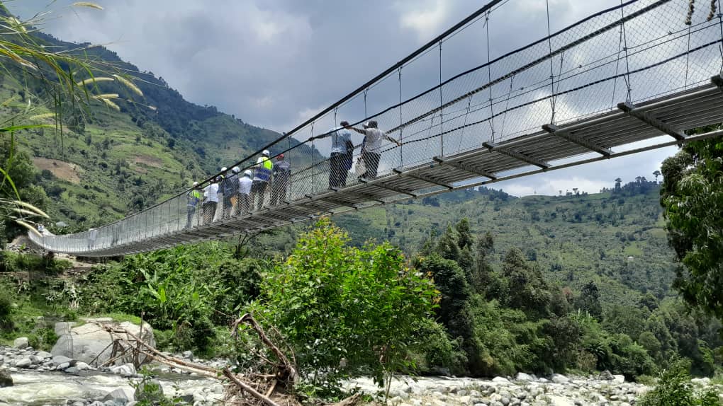 Engineers Without Borders constructs lifesaving pedestrian bridge in Kasese's Ibanda-Kyanya 