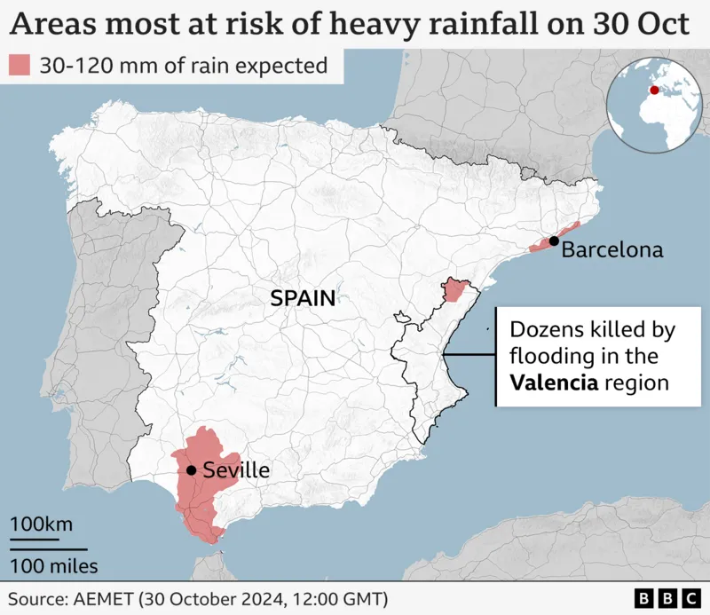 Timing of Spain flood alert under scrutiny as blame game rages