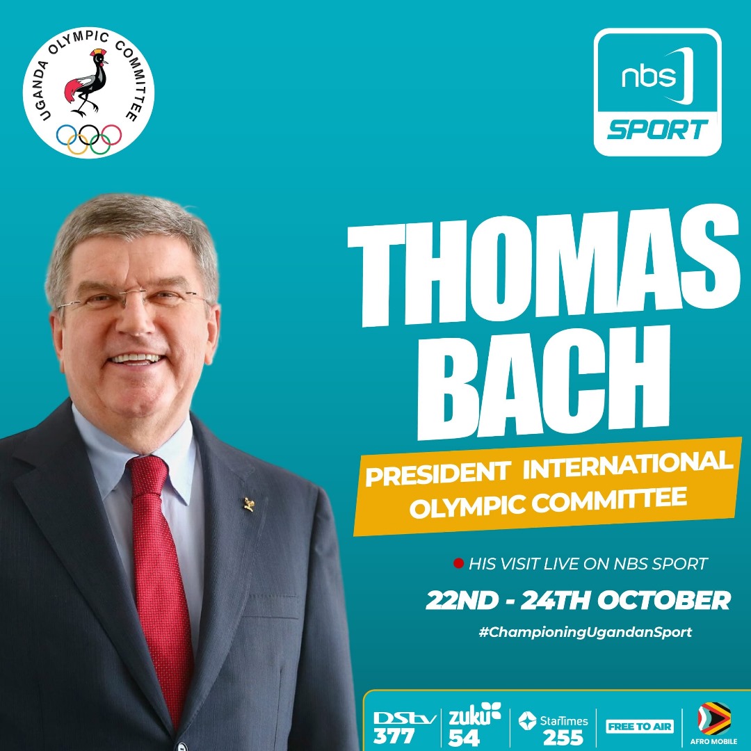 NBS Sport to air IOC President’s visit to Uganda with exclusive coverage