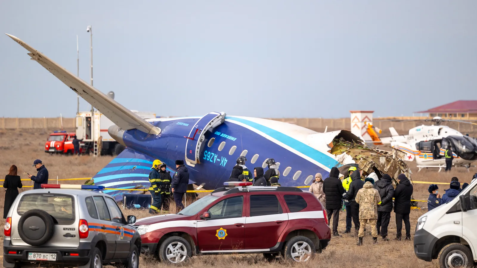 Azerbaijan airline blames 'external interference' for plane crash