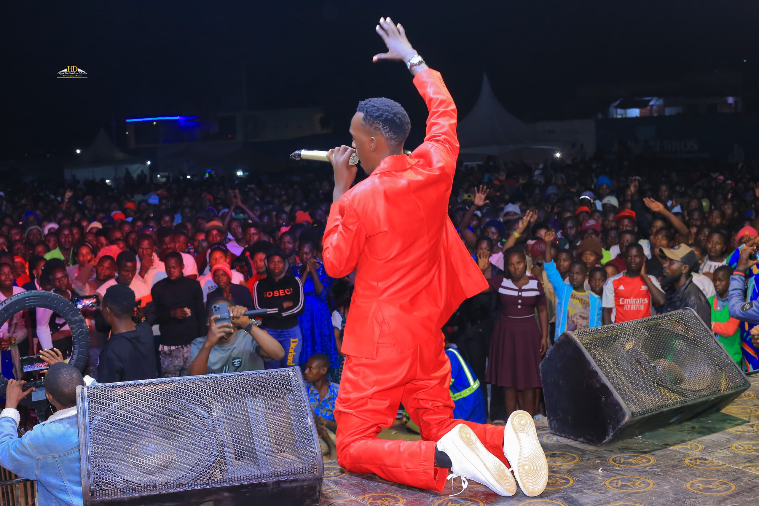 Singer Bash Luks Sparks Controversy at Nva Mubende Festival After Bottle-Throwing Incident