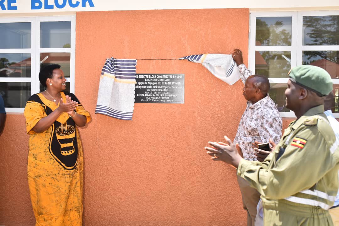 Minister Mutasingwa Commissions Upgraded Health Facilities in Buikwe District