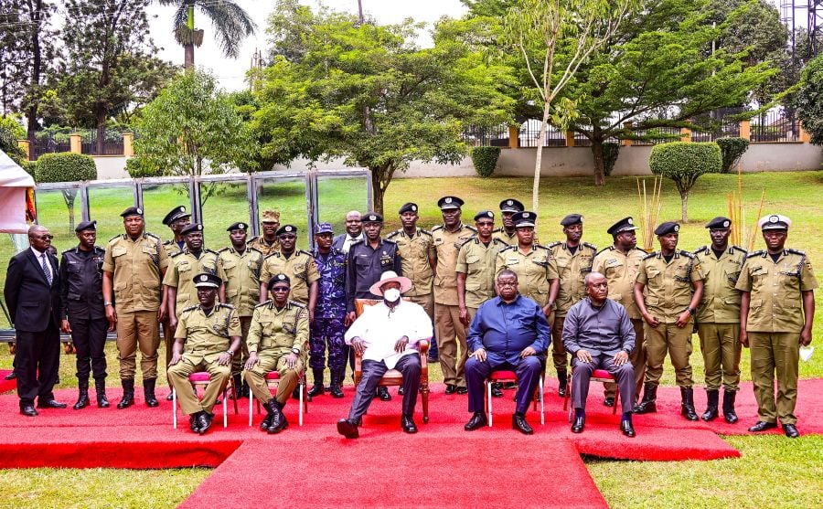 Priority should be country's stability and not welfare demands for now- Museveni tells Police