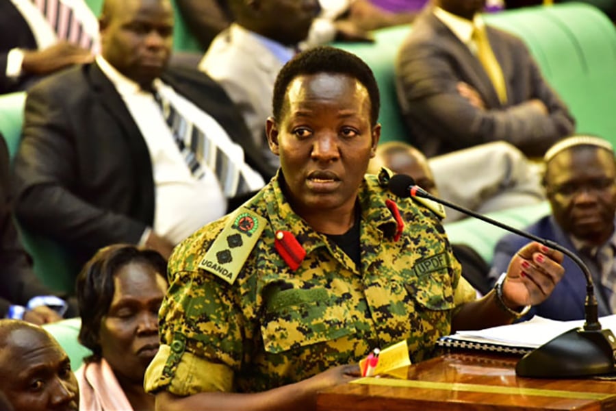 Katuntu Wants Army Representatives Stripped of Uniforms in Parliament