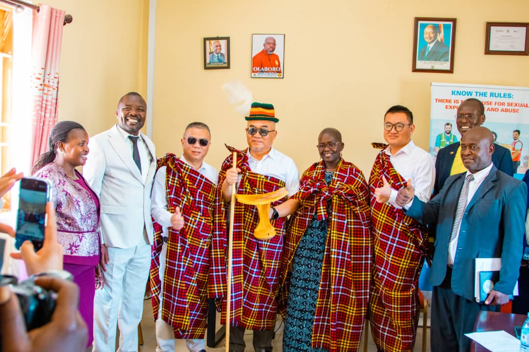 Tian Tang Group, Mbale Industrial Park donate relief items to Karamoja fire victims