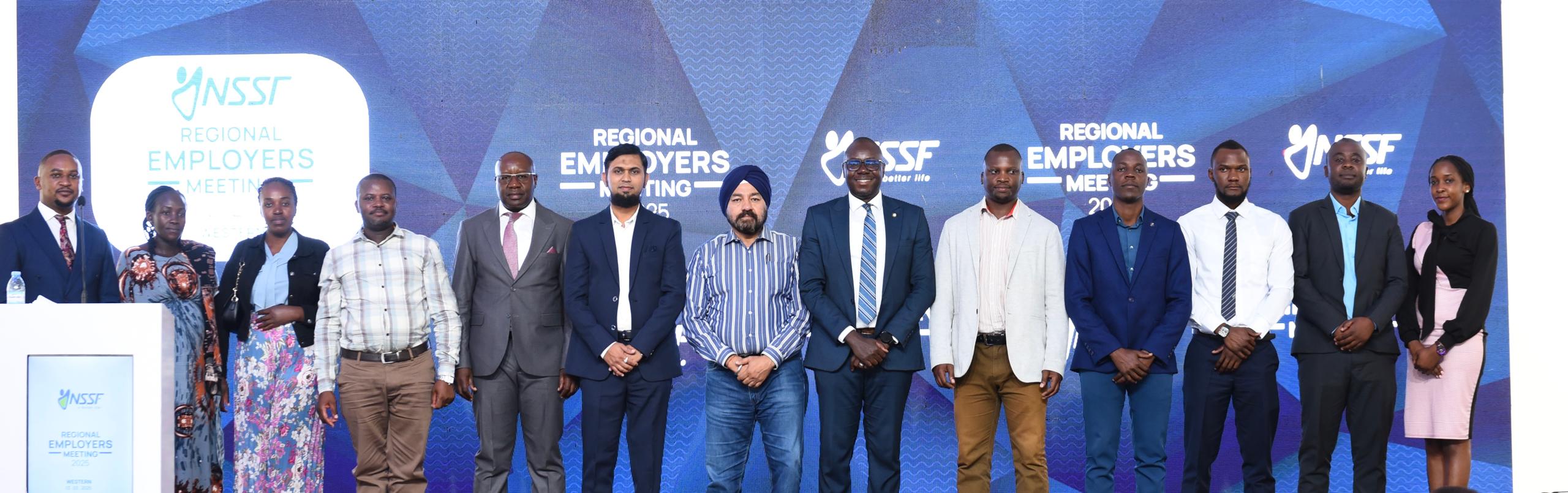 NSSF Rewards Most Compliant Employers in Western Region