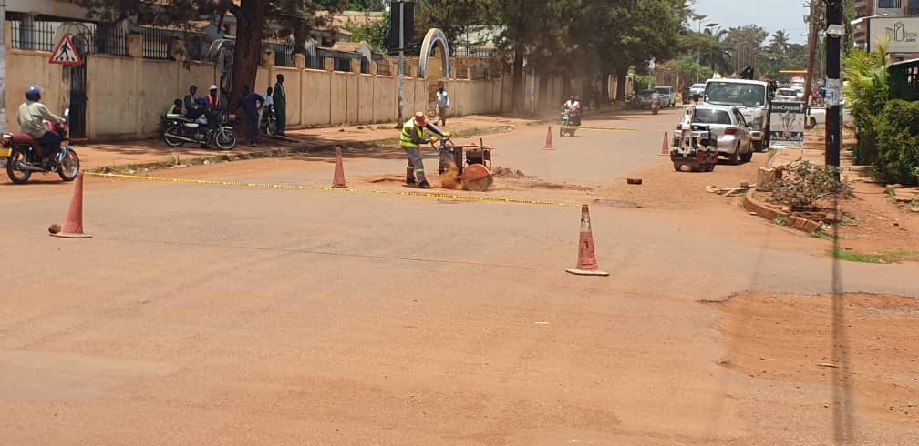 Works Ministry gives facelift to Jinja roads ahead of Rotary International conference