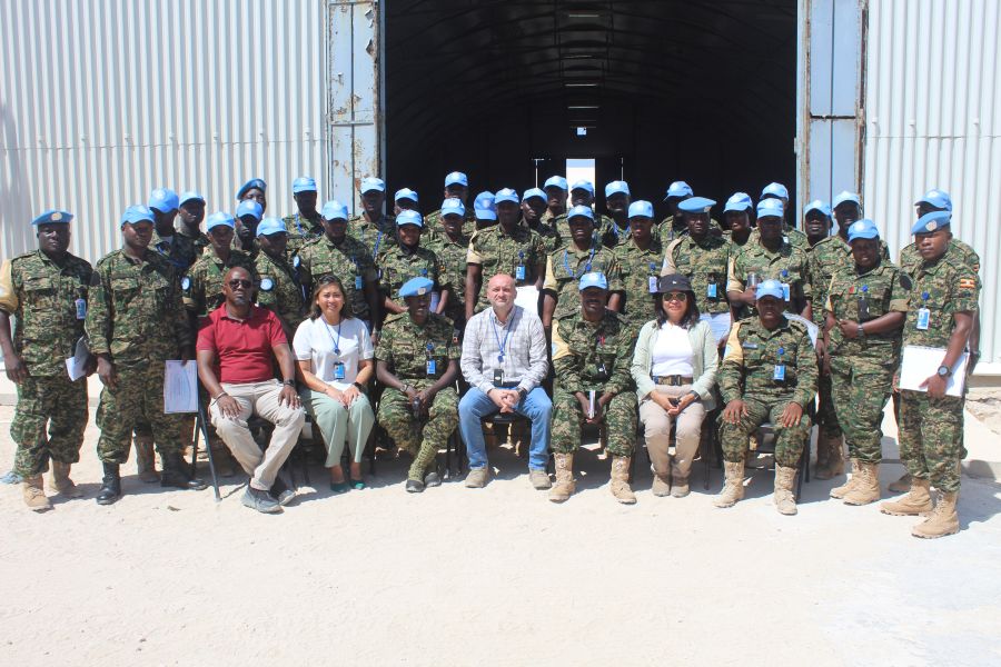 Ugandan troops under UN guard unit complete security, induction training in Somalia