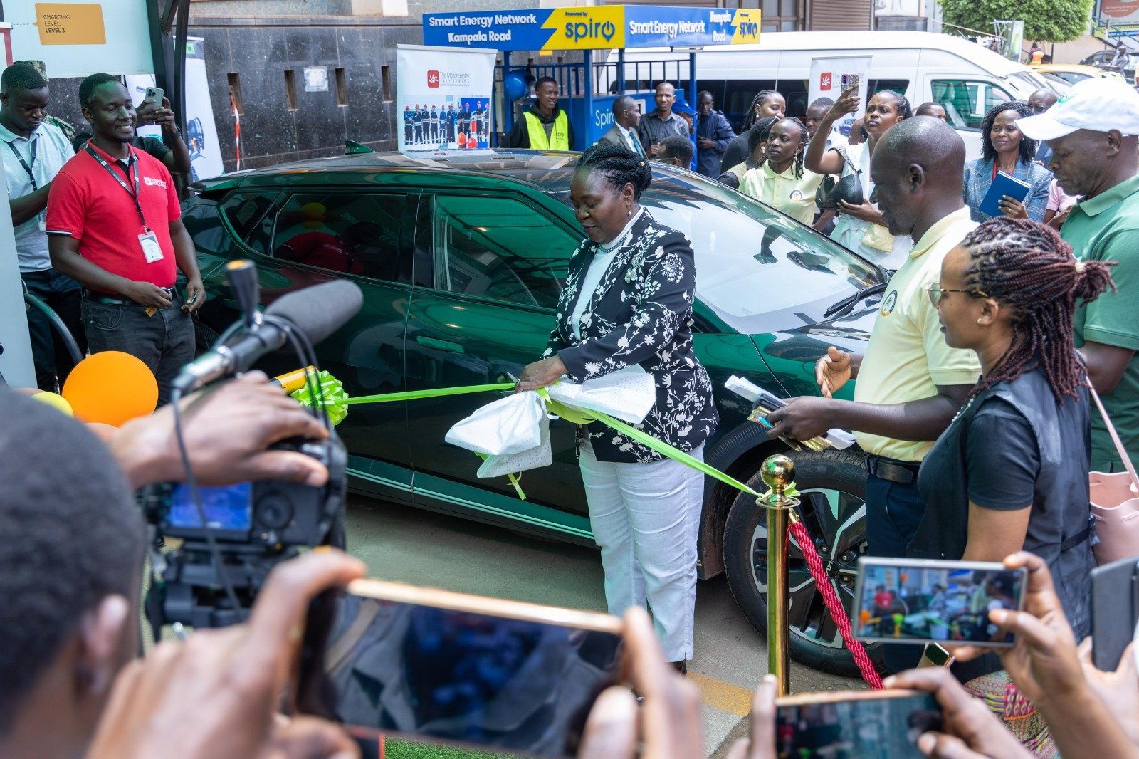 Uganda Launches First EV Charging Station at Amber House