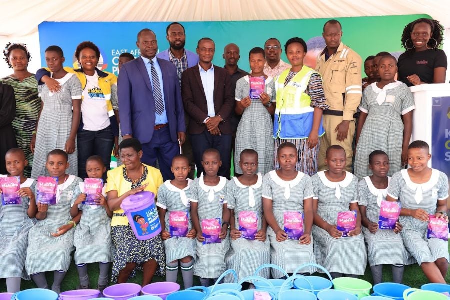 EACOP, Malaika donate ‘dignity hampers’ to 1500 schoolgirls across pipeline route