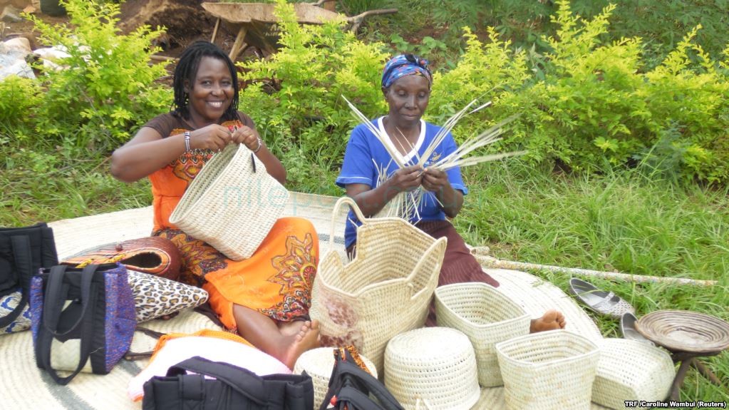 Elderly Kenyan Women Weave Their Way to More Sustainable Future