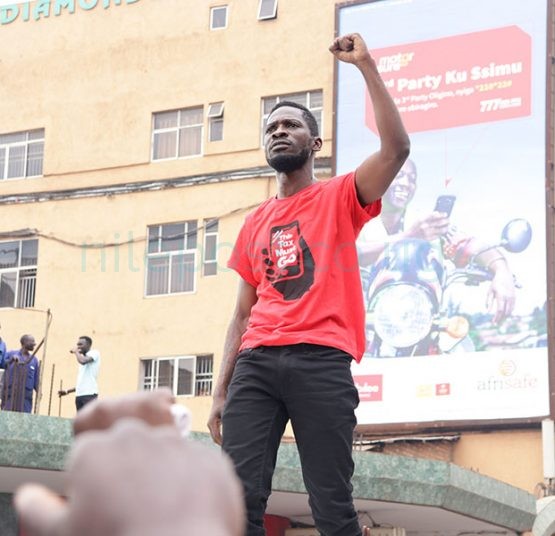 How Bobi Wine beat tight security at home and surfaced in city centre