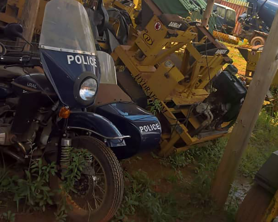 3 years later, Police Tricycles that cost tax payers billions are stuck