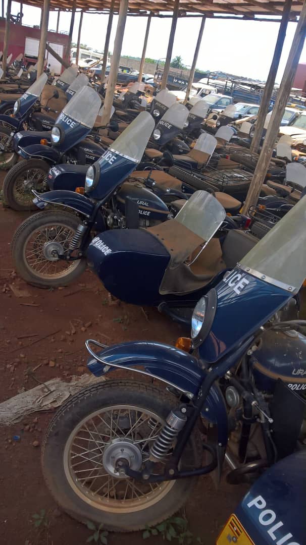 3 years later, Police Tricycles that cost tax payers billions are stuck