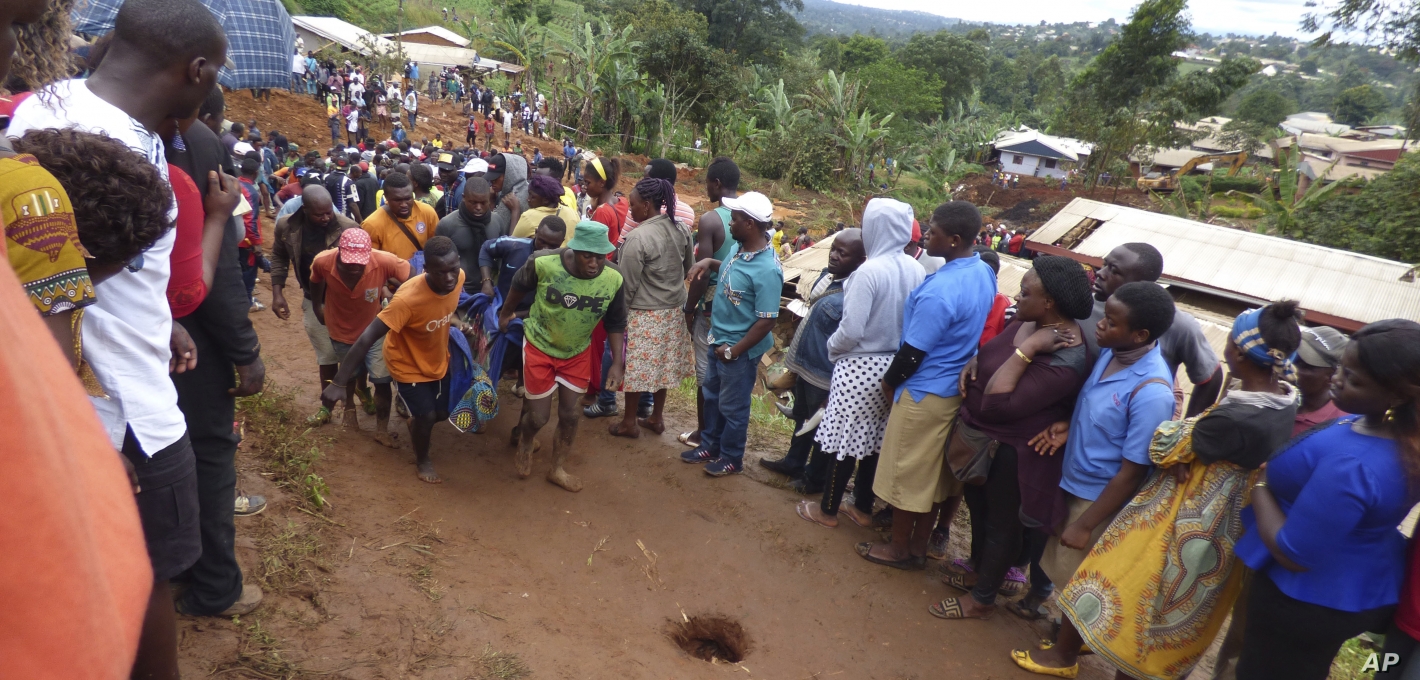 Cameroon landslide kills 34, leaves hundreds homeless