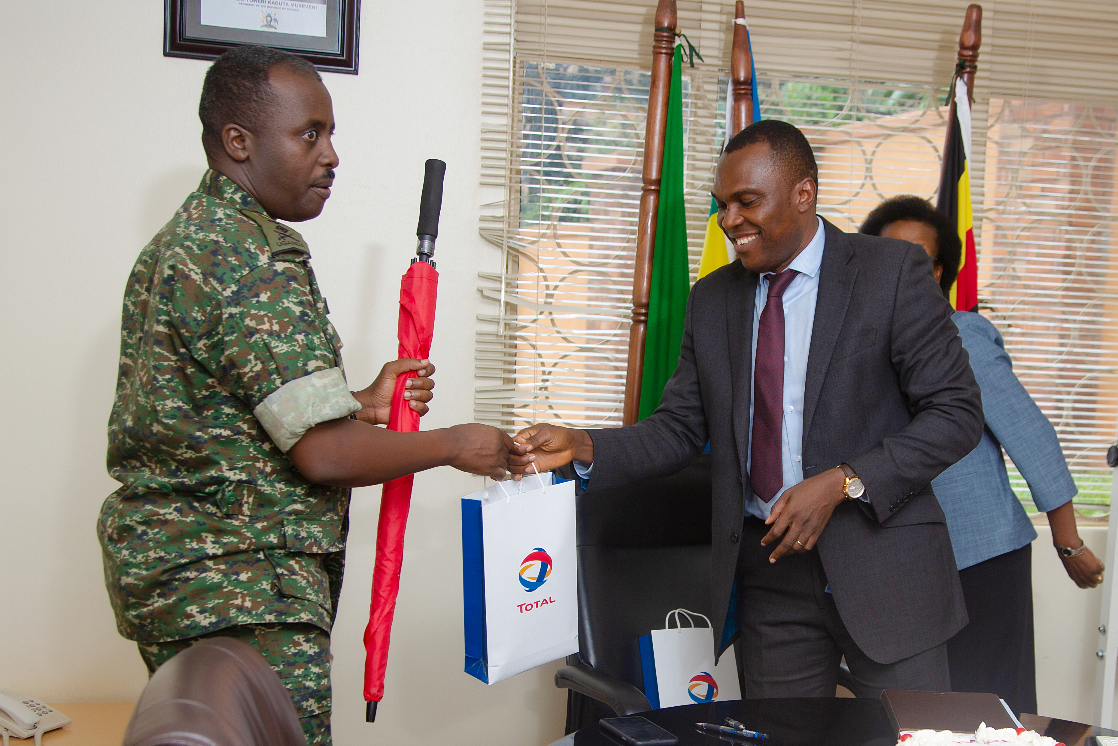 Total Uganda rewards UPDF for being “good customers”