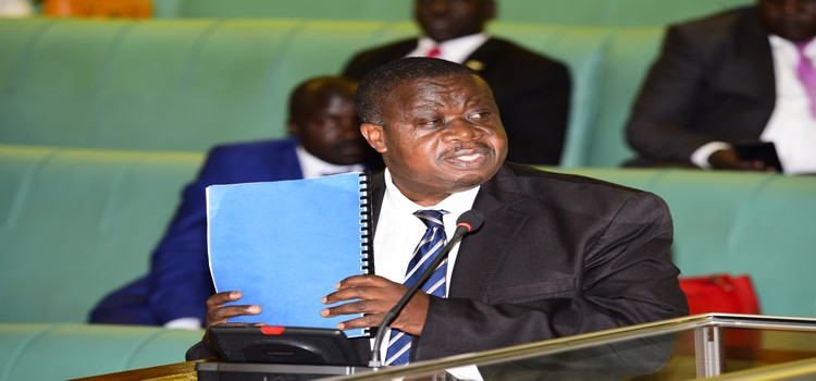 Gen Otafiire presents parliament with ownership documents for Njeru stock farm