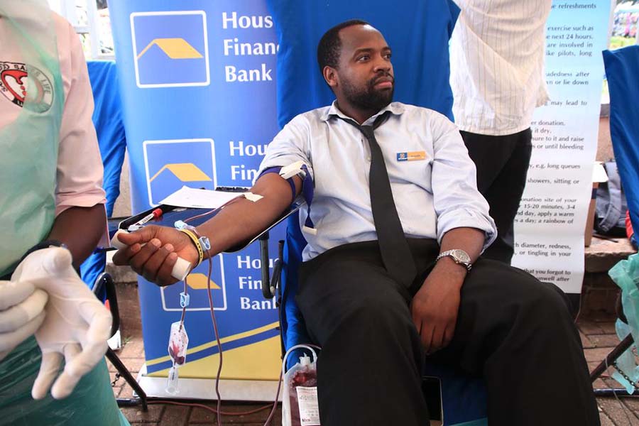 Housing Finance in blood donation drive