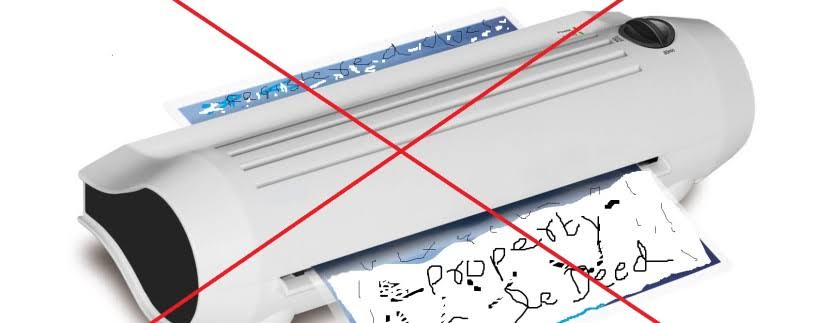 Why you should not laminate official documents