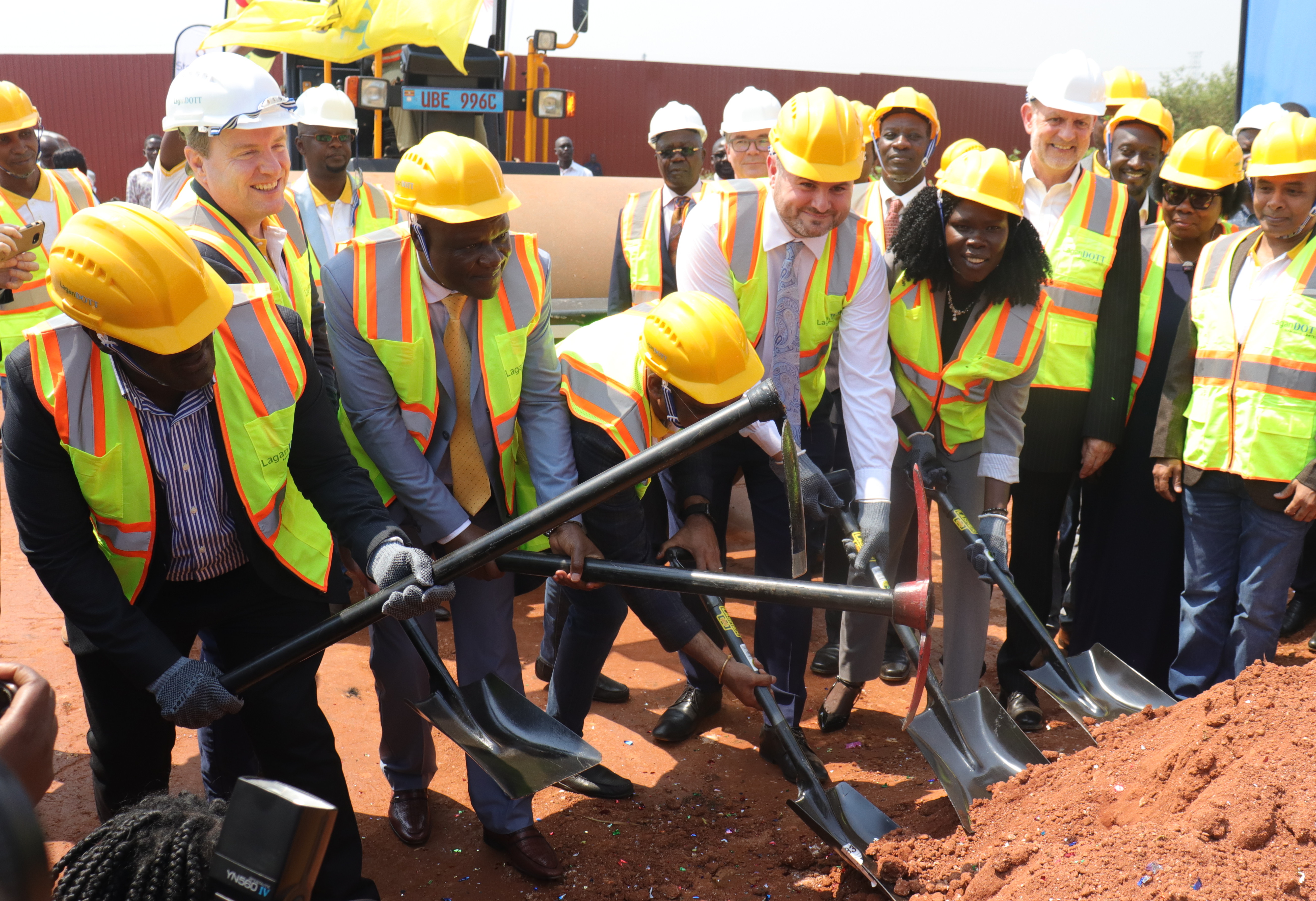 Govt launches works for shs700bn infrastructure development project for Namanve industrial park