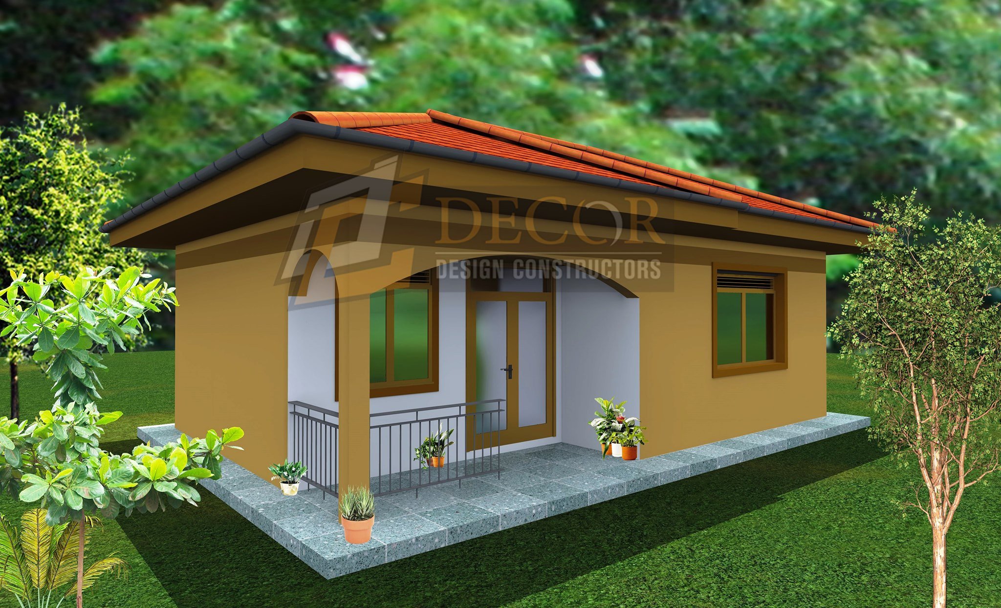 One Bedroom House Plan In Uganda