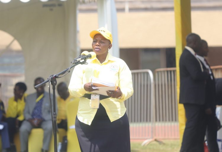 Kasule Lumumba booed at NRM delegates conference, Museveni saves her