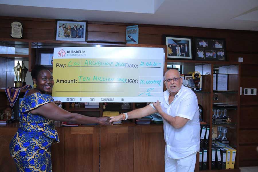 Kazimba’s enthronement: Sudhir donates Shs 10 million