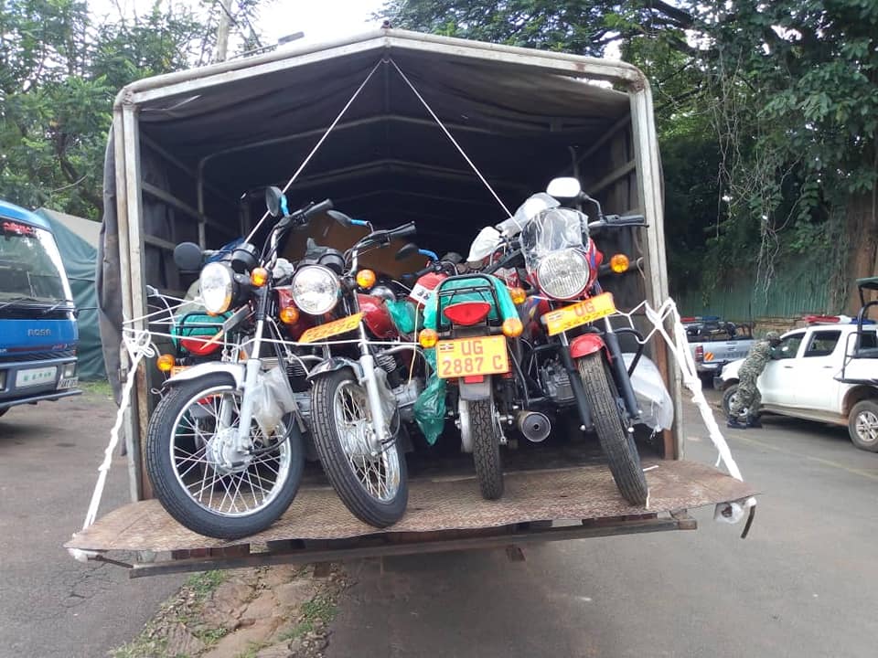 ISO dispatches another batch of motorcycles for sub-county spy chiefs