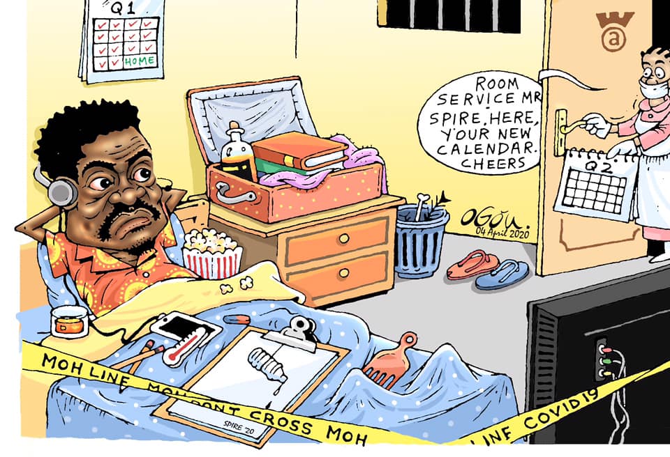 Coronavirus: Ugandan Cartoonist Spire runs to lawyers to free self from “illegal quarantine”