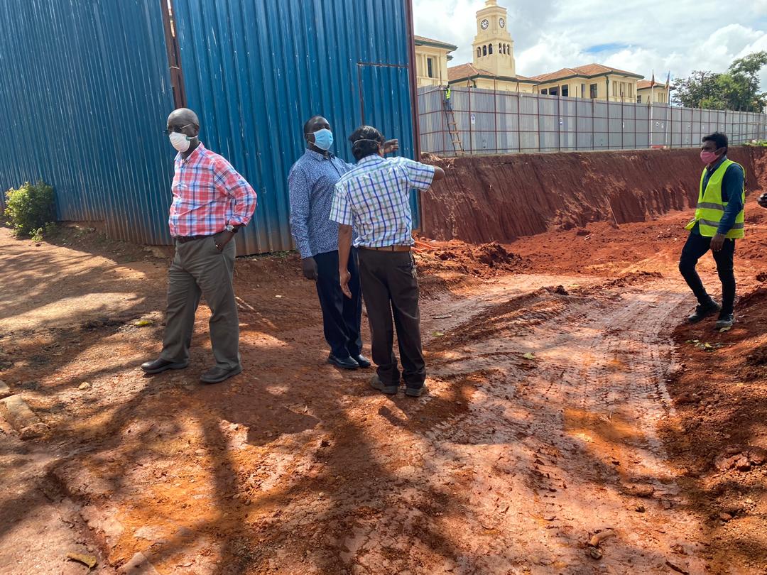 Bigirimana inspects construction works for shs63bn Supreme Court building