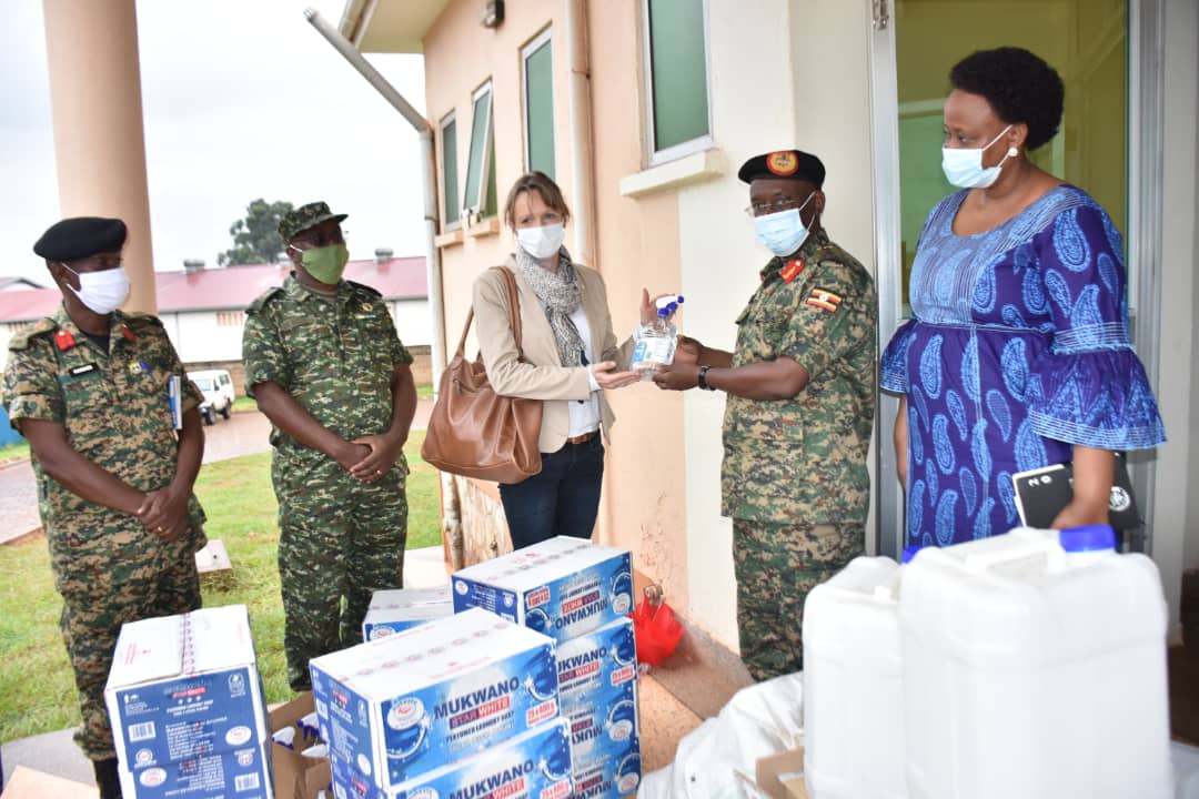 Covid-19: Red Cross donates personal protective equipment to UPDF