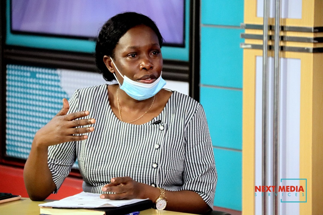 Judith Nabakooba in NBS studio