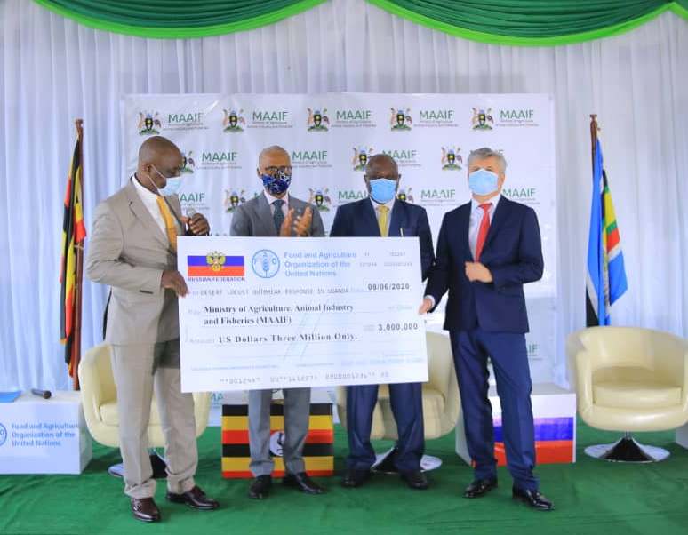 Agriculture Ministry gets shs11.2 bn from Russian government to fight desert locusts